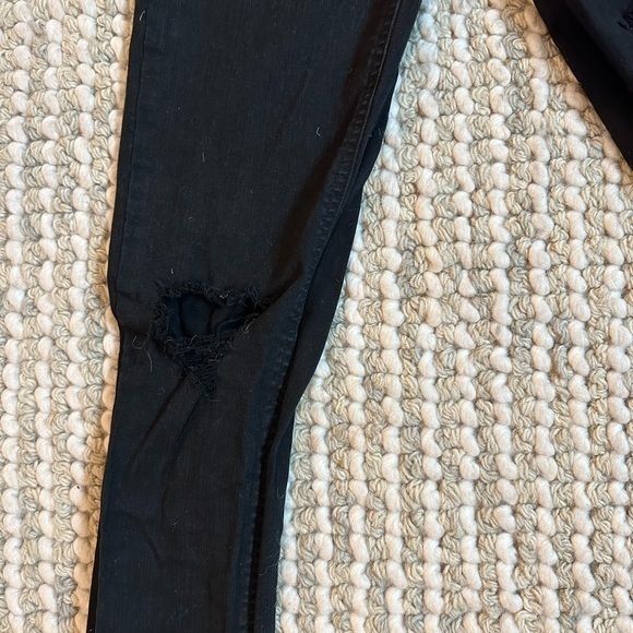 Wild Fable Black Super High Rise Distressed Skinny Jeans Women's Size 2 - Picture 9 of 11